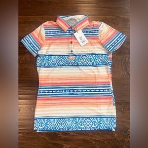 NWT KENNY FLOWERS The Palmilla - Ladies Golf Polo- M